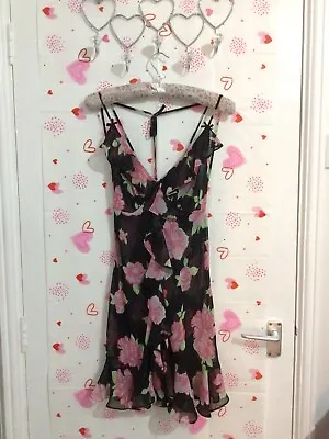 La Vie En Rose Floral Nighty Size S • £5