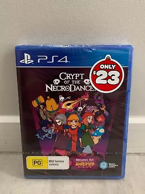 Crypt Of The NecroDancer With Soundtrack Brand New Sealed PS4 PlayStation 4 AUS • $35