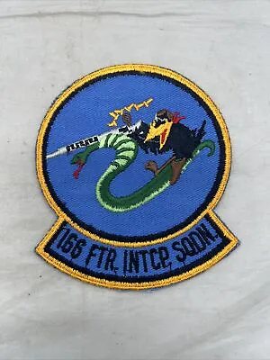 $100 • Buy USAF 166th Fighter Interceptor Squadron Patch Twill Scarce (Q824