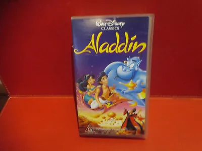 Aladdin Disney VHS Video Cassette Rare Collectable • $15