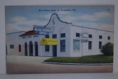 $1 • Buy St. Augustine, Fla. Vintage Linen Postcard