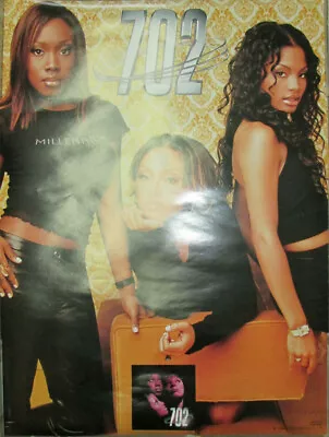 702 - Where My Girls At Orig Motown 2-sided Promo Poster 1999 18x24 EX Sexy • $9.99