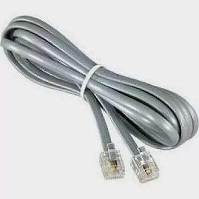 4 Pin Telephone Line Cord 7 Foot - 10 PACK  • $30