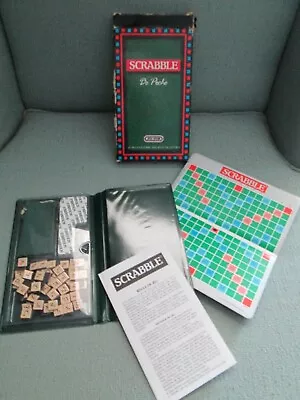 Rare New  French Travel Magnetic Scrabble Game Pocket Complete 102 Tiles 1995 • $49.99