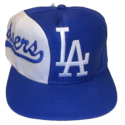 Los Angeles Dodgers Logo 7 Big Logo Vintage Snapback Hat - Osfa - NWT • $40