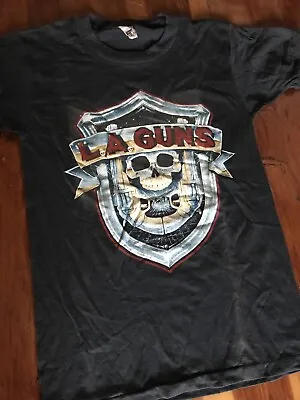 Vintage LA Guns 1988 Sex Action TOUR Concert T-shirt S Rare Single Stitch • $125