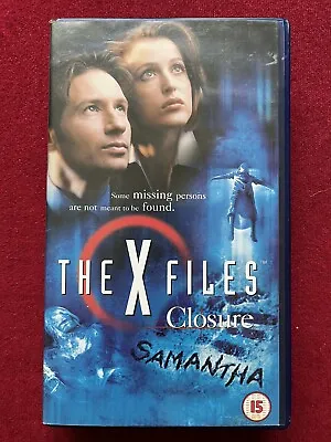 The X Files Closure VHS Video Tape Pal David Duchovny Gillian Anderson Sci Fi • £8.99
