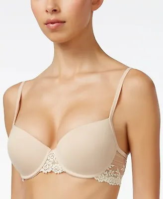 Wacoal Petite Embrace Lace Push Up Bra Size 32C  75891 • $21.99