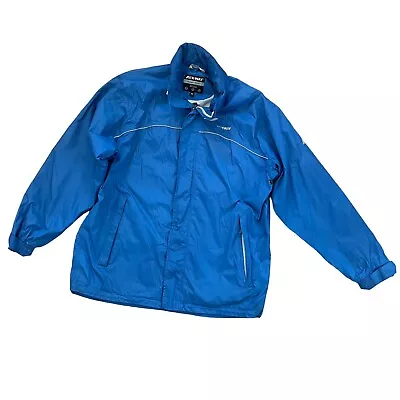 K Way Plus Men's Jacket Windbreaker Sz M Blue Hooded • $49.99