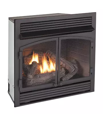 Reconditioned Dual Fuel Ventless Gas Fireplace Insert - 32k BTURemote Control • $629.99