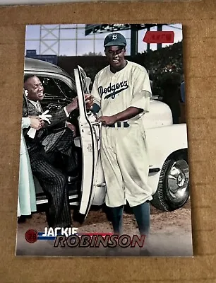 Jackie Robinson Red Foil Parallel 2023 Topps Stadium Club SP Brooklyn Dodgers • £6.32