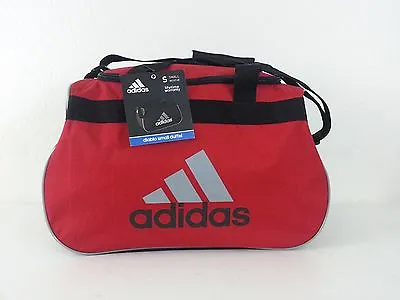 $26.39 • Buy NWT ADIDAS Diablo Small Duffel Bag Sport Gym Travel Carry On Red/Black Amazing