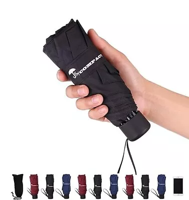 Compact Windproof Travel Sized Umbrella Small For Men Brand New & Free Shipping • $14.99