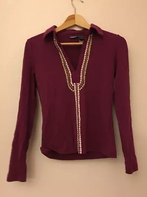 Mexx NWOT Size Small Long Sleeve V Neck Top • $19.99