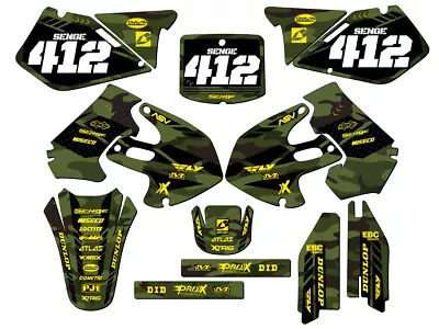 1999-2000 RM 250 APACHE Green Senge Graphics Kit Compatible With Suzuki • $169.99