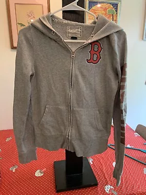 PINK By Victoria’s Secret Boston Red Sox Hoodie Full Zip MLB Bling Sz S • $18.90