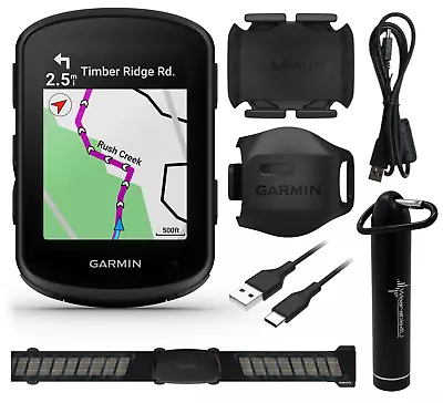 Garmin Edge 840 Cycling Computer Touchscreen W/ Sensors & HRM-Dual & Power Bank • $554.99