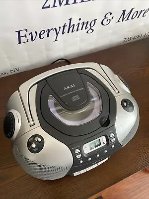 Akai CD Radio Cassette Recorder. See Description • $9.99