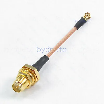 IPX IPEX UFL U.FL Plug Original To RP-SMA Female Bulkhead Waterproof RG178 Cable • $2.90