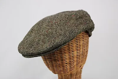 VTG Doria Gruppo Borsalino Newsboy Wool Tweed Cap Hat Made In Italy 61 (71/2) • $54