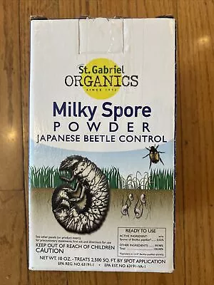 St. Gabriel Organics Milky Spore Powder Japanese Beetle Grub Control 10 Ounces • $31