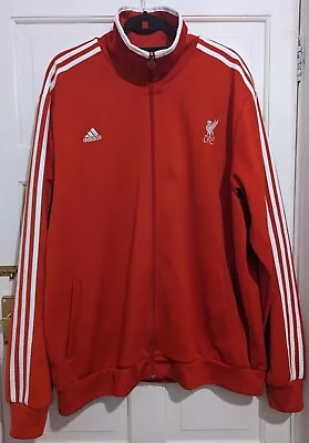 Adidas - Liverpool  FC - LFC - Red - Mens  - 2010 - Track Top Jacket- 2XL - Rare • £59.99