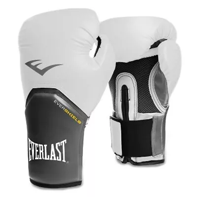 Everlast Pro Style Elite 12oz Training Boxing Gloves - White • $22.95