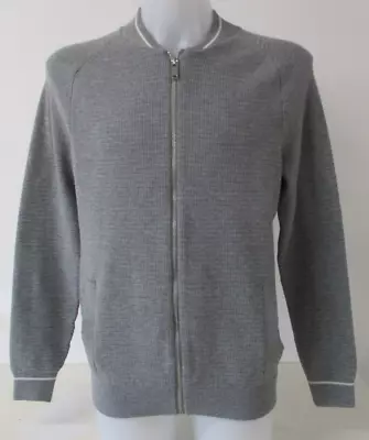 Zip Front Cardigan M & S Marks & Spencer Grey Small Fits 35  - 37  Chest • £18