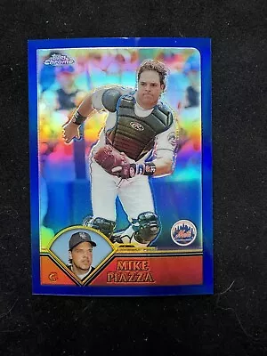 2003 Topps Chrome Mike Piazza Refractor New York Mets 468/699 • $15