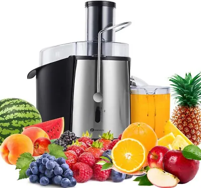PureMate 1000W NaturoPure Juicer Machine Whole Fruit/Vegetable Juice Maker • £39.99