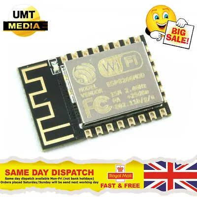 ESP8266 ESP-12F Serial Wireless WIFI Transceiver Module Arduino Raspberry PI • £3.60