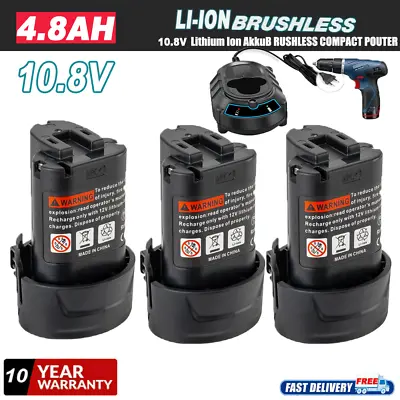 1-2Pack For MAKITA 10.8 Volt BL1013 BL1014 12V Li-ion Battery 195332-9 194550-6 • $15.89