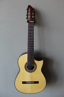Brand New Marlon (Francisco) Navarro 7 (Seven) String Spruce Classical Guitar • $1799
