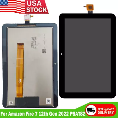LCD Display Touch Screen Digitizer Assembly For Amazon Fire 7 Tablet 12th P8AT8Z • $38.84