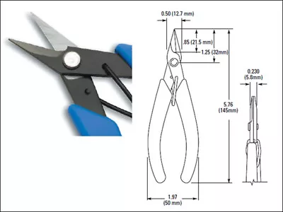 Xuron 9180NS Hobby Foil And Silver Strip Shears - Non-Serrated ***FREE P&P UK*** • £18.99