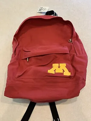 Victoria’s Secret Pink Backpack Canvas Minnesota Golden Gophers Full Size NWT • $39.99