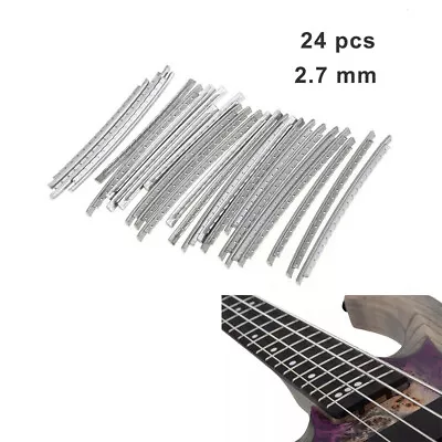 24 Frets 2.7mm 14  Radius Guitar Fretwire For ESP Ibanez Strat ST TL Tele Guitar • $9.99