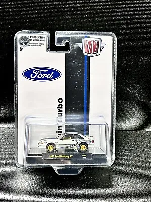 CHASE 1987 Ford Mustang GT Cobra Jet Fox Body 1:64 Diecast Model M2 - 31500-HS07 • $39.99