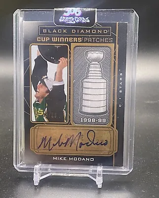 2021-22 Black Diamond Cup Winners Patches Gold Autographs #CWMO Mike Modano 3/25 • $257.57