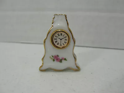 Dollhouse Miniature Reutter Porcelain Germany Clock • $10