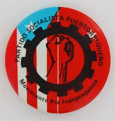 Puerto Rican Socialist Party 1970 Raised Fist Radical Liberation Movement P990 • $159