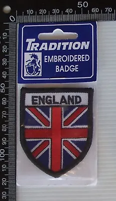 Vintage England Flag English Uk Embroidered Patch Woven Cloth Sew-on Badge • $12.75