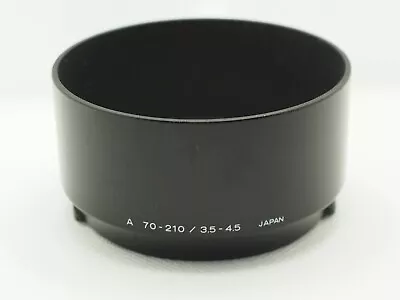 Minolta Genuine Original Shade Plastic Lens Hood For A 70-210mm F/3.5-4.5 Ma201 • $8.99