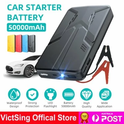 $52.99 • Buy 50000mAh 12V Car Jump Starter USB Power Bank Battery Booster Emergency Charger