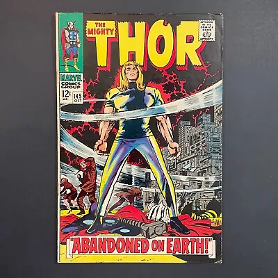 Thor 145 Silver Age Marvel 1967 Stan Lee Comic Book Jack Kirby Cover • $29.95