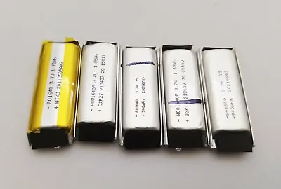 £9.99 • Buy 5 X 3.7v 500mah 801640 Lithium Polymer Battery Li-Po LiPo DIY