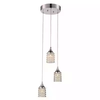 15-Watt Polished Chrome Integrated LED Pendant • $79.99