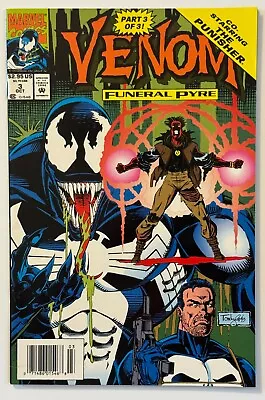 VENOM FUNERAL PYRE 3 Of 3 Marvel Comic 1993 THE PUNISHER • $5