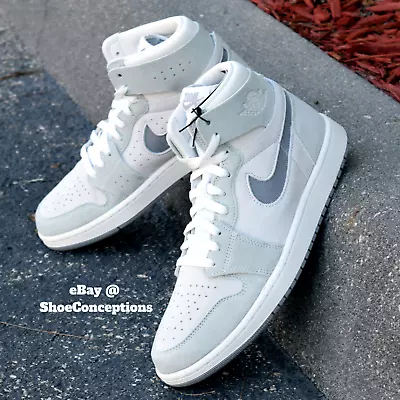 Nike Air Jordan 1 ZM Air CMFT 2 Shoes Particle Gray White DV1307-101 Men's NEW • $113.90