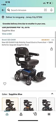 $800 • Buy GO CHAIR Electric Wheelchair